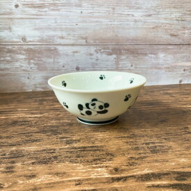 子供用 麺鉢 でんぐりぱんだ 日本製 美濃焼 動物シリーズ うどん らーめん そば 丼 丼ぶり キッズ 食器 男の子 女の子 ぱんだ 動物 和食器 陶器 軽量 持ちやすい 食洗機対応 電子レンジ可 女の子 男の子 幼児食器 子ども 茶碗 食育