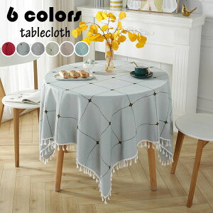 90*90cm �e�[�u���N���X �k���� �t�����W�� �e�[�u���J�o�[ �l�p�` �`�F�b�N�� �ϔM ����h�~ �C���e���A ������ �ƒ�p �p�[�e�B�[ �������ȒP ������� �H��J�o�[ 6�F