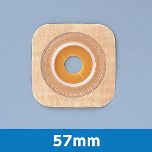 バリケア ナチュラ ソフトフランジ カスタムカット 00263 57mm ストーマサイズ30〜42mm 1箱5枚 コンバテック【返品不可】
