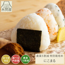 【先着順 クーポンで10%OFF】令和7年産 農薬5割減 特別栽培米 にこまる 産地直送[静岡県産][3kg 5kg 10kg お好みに合わせて精米]減農薬 農薬減 米 コメ お米 玄米 白米 精米 分づき 胚芽付 胚芽米 単一原料米 3キロ 5キロ 10キロ 5kg×2 送料無料 又平商店
