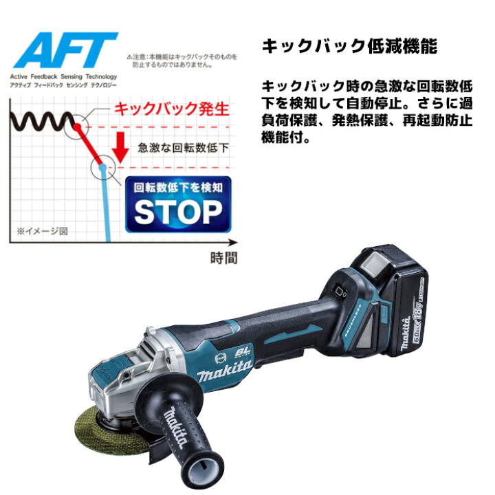 楽天市場】マキタ(makita) GA420DZ 充電式ディスクグラインダ XLock 