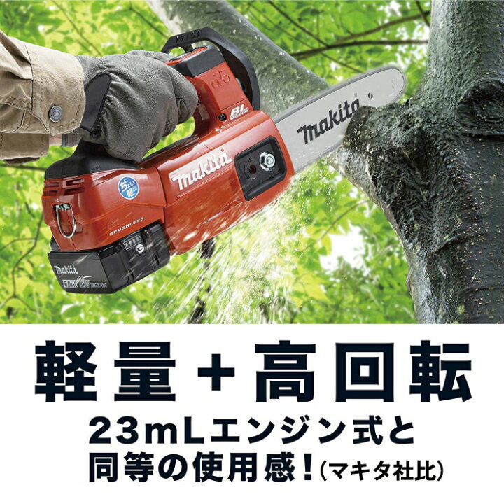 楽天市場】マキタ(makita) MUC254DGNR 充電式チェンソー 薄刃 ガイド 
