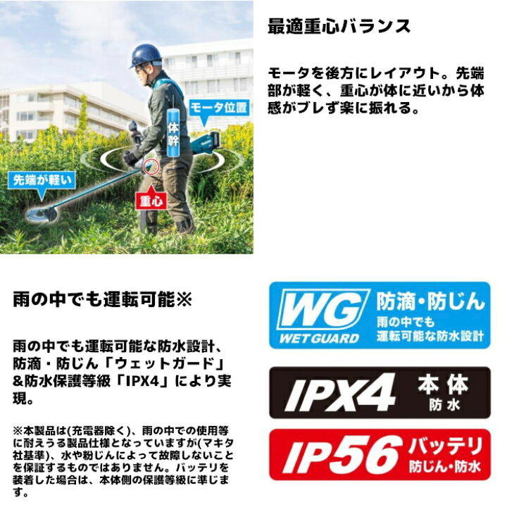 エコツール半田店】マキタ(Makita) 充電式草刈機 Uハンドル 40Vmax4Ah 