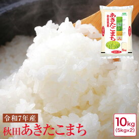米 10kg 令和7年産　秋田あきたこまち(5kg×2)10kg【21】
