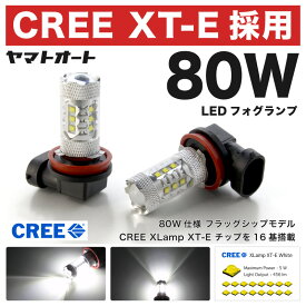 【CREE 80W】NHP10 アクアG's 後期 [H26.12〜]80W LED フォグ ランプ H162個セット 【CREE XT-E 採用】バルブ デイライト トヨタ 最上級 フラッグシップモデル