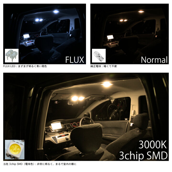 楽天市場 電球色444発 Cv系 デリカd 5 前期 Led ルームランプ 12点セット H19 1 H24 7 電球色 3000k程 パーツ ミツビシ 車中泊 基板タイプ 圧倒的な発光数 3chip Smd Led 仕様 室内灯 カー用品 カスタム 改造 Diy ヤマトオート