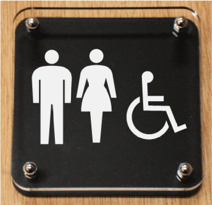 楽天市場 トイレマーク案内表示板男女車椅子トイレマークプレート ｗ式トイレ案内板おしゃれなトイレプレート ヤマトデザイン楽天市場店