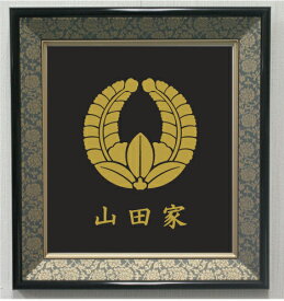 上り藤　色紙額入り家紋