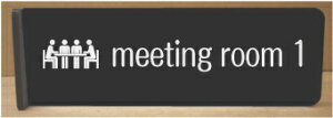meeting room˂ov[g200mmx60mm@sNgTC@l[v[g@ȃl[v[g@Ŕ@ROOM PLATE