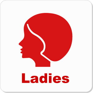 トイレマークアクリルプレート15cm