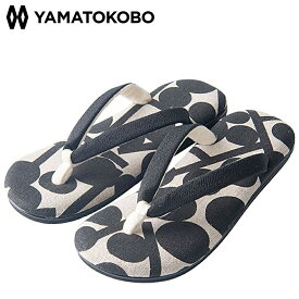 ギフト 雪駄 レディース ぺたんこサンダル 可愛い 草履 女性 セッタ 手作り 和装 Mサイズ　Lサイズ　LLサイズ【大和工房】木の実模様 【レディース】｜R1935