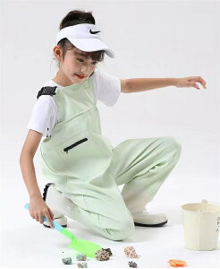 子供用 ウェーダー 全身防水 チェストハイウェーダー プレイウェア お砂場着 胴付き長靴 胴長 長靴 ウェダー 女の子 男の子 キッズ 可愛 潮干狩り 汚れない 水遊び 防水パンツ サロペット レ
