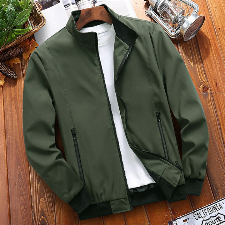 楽天市場】ブルゾン メンズ 秋服 ジャケット ミリタリージャケット 
