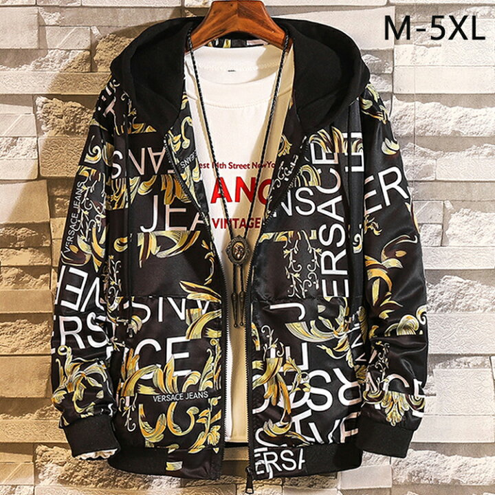 楽天市場】メンズジャケット 秋服 ニットフード付き 和柄 オシャレ 総 