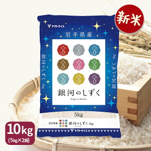 【新米】岩手県産 銀河のしずく 10kg (5kg×2) 令和7年産 米 お米 白米 ごはん 贈答 お中元 お歳暮