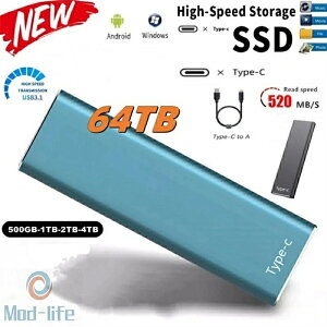 SALE�I�y��N�ۏ؁z�y2026�V�o��zSSD 1TB �O�t �|�[�^�u��SSD �O�t���n�[�h�f�B�X USB-A/USB-C���Ή� 500GB �����^�|�[�^�u�� �n�[�h�f�B�X�N 2TB USB3.1 Type-C �Ή� �X�}�z�݊��� �ϏՌ�