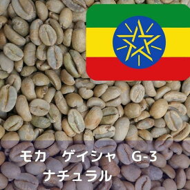 コーヒー生豆 モカ ゲイシャ　G-3　ナチュラル 1kg 送料無料 コーヒー豆 自家焙煎 生豆 珈琲 未焙煎 自家焙煎用生豆 珈琲生豆 ギフト お中元 ドリップ あす楽