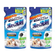 ライオン ペットの布製品専用 洗たく洗剤 つめかえ用 320g セット LION ペット用品 犬猫用品 衛生用品 詰…