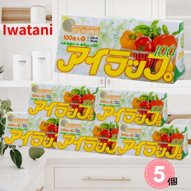 アイラップ 100枚入 ポリ袋 冷凍・電子レンジ可 耐熱 キッチン用品 業務用 エンボス加工 岩谷マテリアル レンチン アレンジレシピ 料理 調理グッズ 100 アイラップ100 送料無料