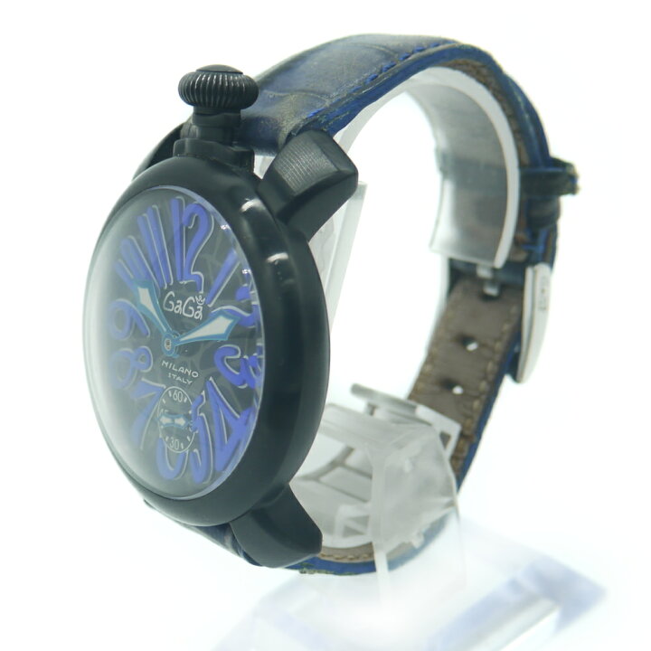 楽天市場】【中古】GaGa MILANO ガガミラノ マヌアーレ 48mm 5012.MOS 