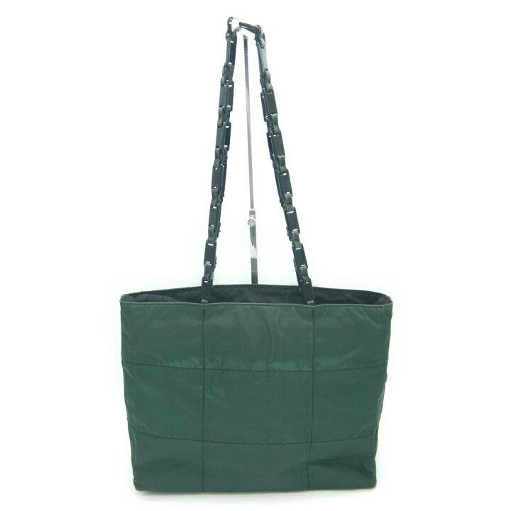 楽天市場】【中古】PRADA プラダ プラチェーン ナイロン トートバッグ 