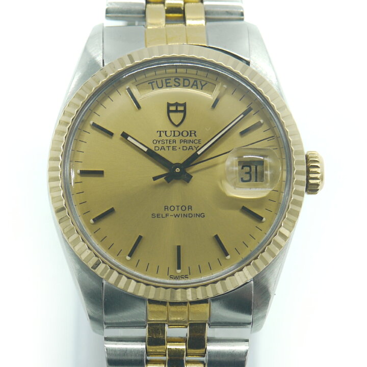 楽天市場】【中古】TUDOR チューダー デイデイト 94613 B34番 SS/YG  