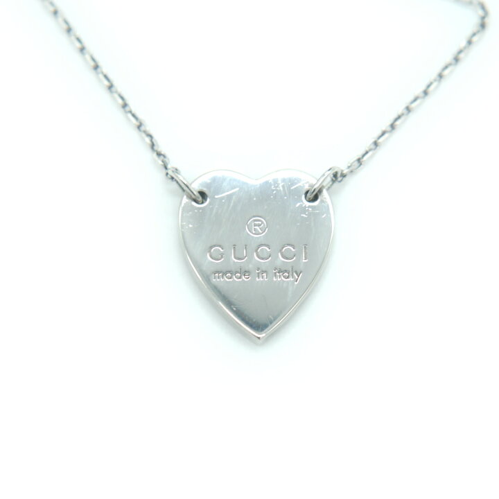 楽天市場】【中古】GUCCI グッチ トレードマーク ハート ペンダント 