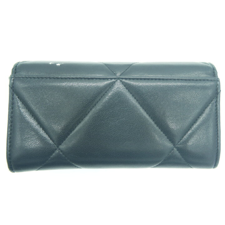 楽天市場】【中古】CHANEL シャネル19 フラップ ウォレット ココマーク 
