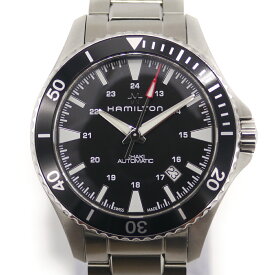 【中古】HAMILTON ハミルトン カーキネイビー スキューバオート 自動巻き 黒文字盤 H82335131 Y04308