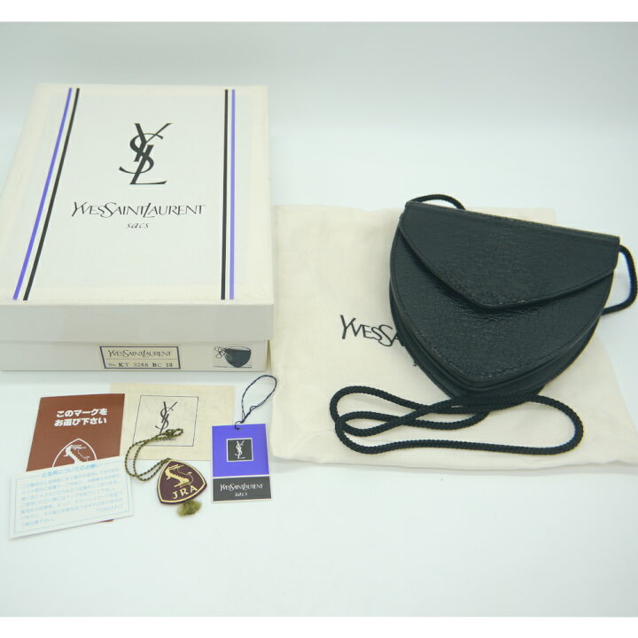 楽天市場】【中古】YVES SAINT LAURENT イブ・サンローラン レザー  