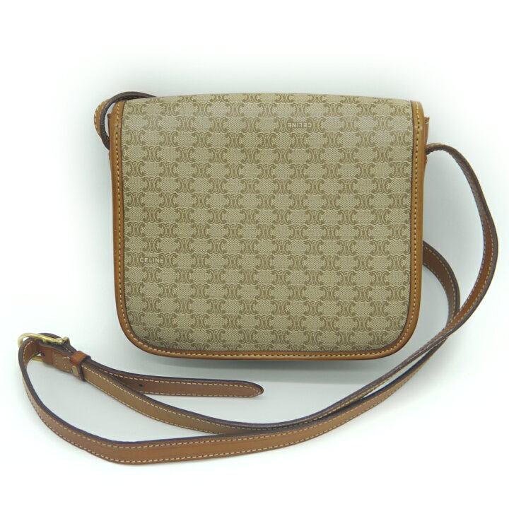 楽天市場】【中古】CELINE セリーヌ マカダム柄 カデナモチーフ ターン  