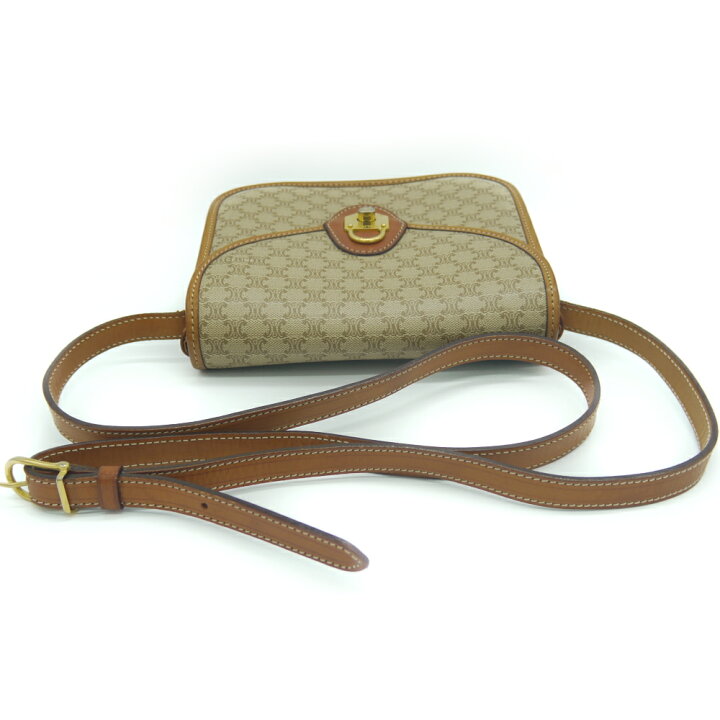 楽天市場】【中古】CELINE セリーヌ マカダム柄 カデナモチーフ ターン 