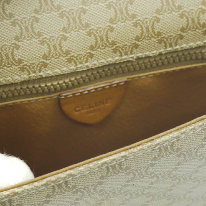 楽天市場】【中古】CELINE セリーヌ マカダム柄 カデナモチーフ ターン  