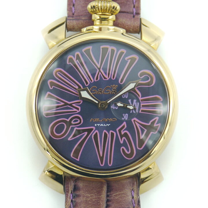 楽天市場】【中古】GaGa MILANO ガガミラノ マヌアーレ スリム 46mm 