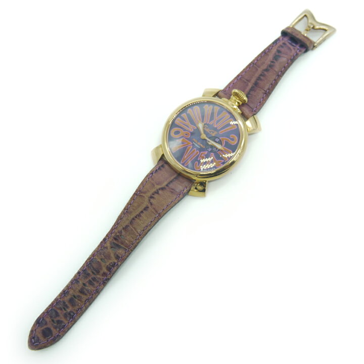 楽天市場】【中古】GaGa MILANO ガガミラノ マヌアーレ スリム 46mm 