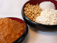 【送料込】≪無添加こうじ　国産天然塩≫☆特選☆特上混合麹手作り味噌セット2,4kg上がり★レシピ付き★…