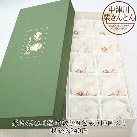 2025年度産【期間限定】中津川栗きんとん10個入