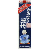 かみなり三代 パック 3L 4本入り【5,000円以上送料無料】【ケース品】