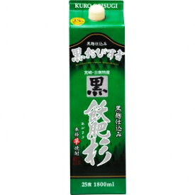 井上酒造 黒飫肥杉 25度 1800ml 6本入り【5,000円以上送料無料】【ケース品】