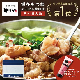 ＼10%OFFクーポン!!／SS中『明太チューブ』1本プレゼント★ やまや 訳あり 博多もつ鍋 あごだし醤油味(5-6人前)(大容量 国産牛もつ 小腸 焼きあごだし 九州 お取り寄せ グルメ おつまみ ご飯のお供 手土産 ギフト)