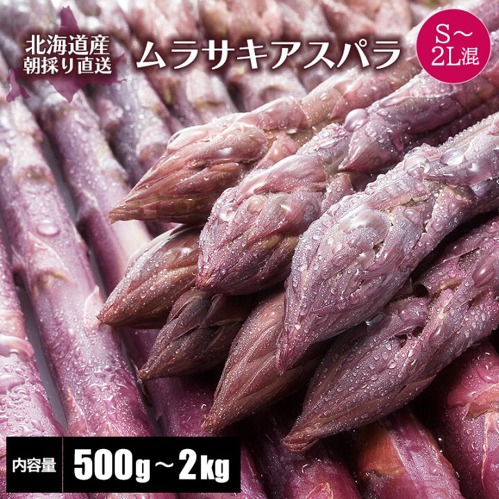 楽天市場 北海道産 紫アスパラガス 1kg ｓ ２ｌ混 北海道 紫アスパラガス ギフト 希少な紫アスパラ 贈り物 高級 高級ギフト 旬 産地直送 産直 春 紫 アスパラ お取り寄せ 父の日 北海道マルシェ