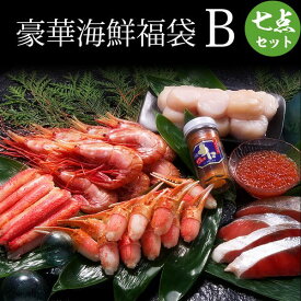 豪華海鮮福袋B グルメ福袋 カニ かに ズワイガニ ホタテ ぼたんえび 紅鮭 いくら うに セット 蟹 カニセット 蟹ギフト 海鮮セット いくら醤油漬け