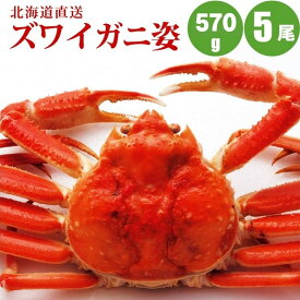 【かに カニ 蟹】 ズワイガニ姿 570g×5尾 蟹 カニ かに すっきりした甘みズワイガニ姿 蟹ギフト 海鮮