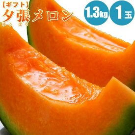 【予約】 夕張メロン 1.3kg×1玉/共撰・優の夕張メロン 北海道メロン 旬のフルーツの贈り物 フルーツ 果物