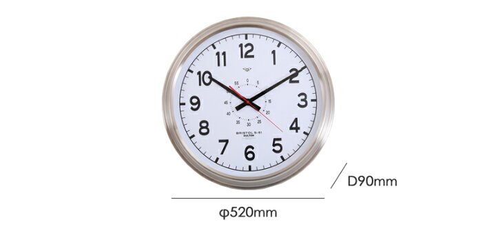 楽天市場】マラソン開催中 壁掛け時計 直径52cm DULTON/ダルトン 