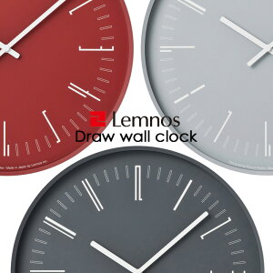 TtI mX Lemnos y Draw wall clock (h[ EH[ NbN) z KK18-13 |v v Ǌ| fUC Vv ^J^mX CeA   ~ 32cm bh ubN O