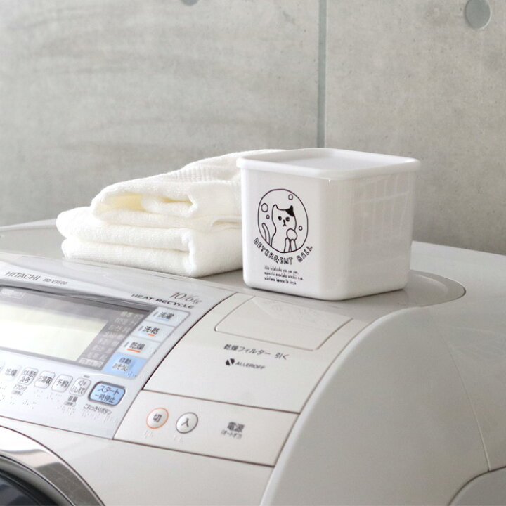 楽天市場 着後レビューでフェルトコースター 洗濯洗剤用詰替え容器 ネコランドリー デタージェント ジェルボール Box 第3の洗剤 詰め替え ボックス 箱 容器 イラスト 手書き風 ネコ 猫 ねこ おしゃれ かわいい 日本製 ギフト プレゼントに くらしのもり