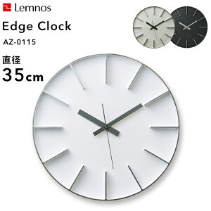 TtI mX Lemnos y Edge Clock GbWNbN LTCY z a35cm AZ-0115 |v v Ǌ| k A~jE̐^ ThuXg Vv fUC ^J^mX 