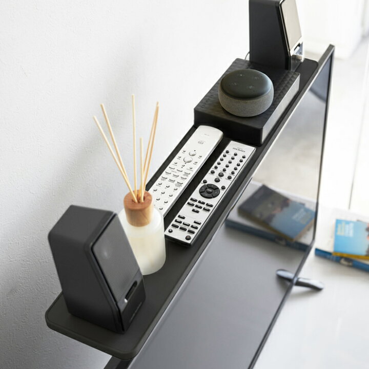 楽天市場】特典付き！ 【 山崎実業 薄型テレビ上ラック スマート 