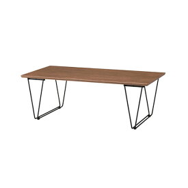 「アーロン　コーヒーテーブル」 ローテーブル　天然木化粧繊維板（オーク）　ブラウン　ナチュラル　おしゃれ